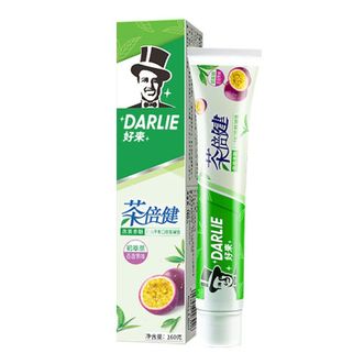 好来  【原黑人牙膏】茶倍健初萃茶百香果味牙膏1支清新口气果味美白正品