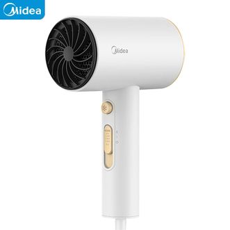美的/Midea  电吹风 电吹风机家用1800w大功率大风力负离子呵护秀发速干小型宿舍用学生电吹风筒360°可拆风嘴