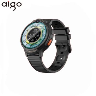 爱国者（aigo）  儿童电话手表IND13【黑色-XFQ】可插卡智能电话手表学生手表视频通话多重定位可上课禁用交友手表