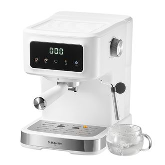 东菱/Donlim  咖啡机家用半全自动意式浓缩办公室商用高压萃取蒸汽打奶泡机DL-8501