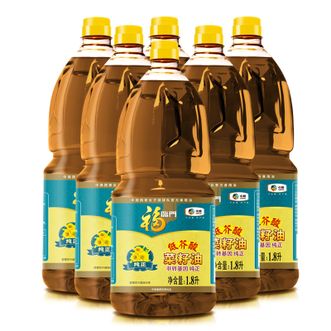 福临门  中粮家用桶装菜籽油 1.8L*6