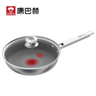 康巴赫（KBH）  红点感温蜂窝煎锅-套装26cm带盖 KGW-J26W