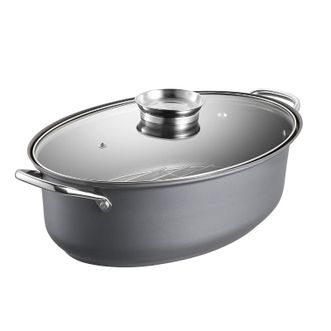 炊大皇（COOKER KING）  大号蒸鱼锅烤鱼锅39cm煮鱼锅多功能不粘炖锅电磁炉通用ZG39BF