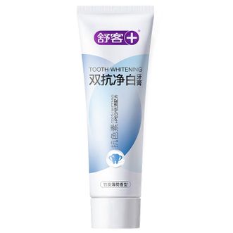舒客  双抗净白牙膏160克竹炭薄荷味  新老包装随机发货