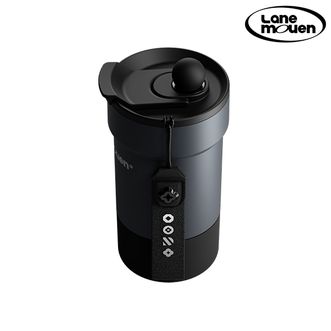 览萌/LANE MOUEN  便携咖啡保温杯500mL 316不锈钢双饮杯 便携大容量咖啡杯