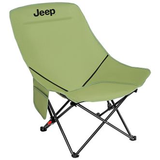 Jeep  户外三档调节可折叠高背月亮椅（三色可选）