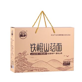 麦乡  铁棍山药龙须面365克*6礼盒装