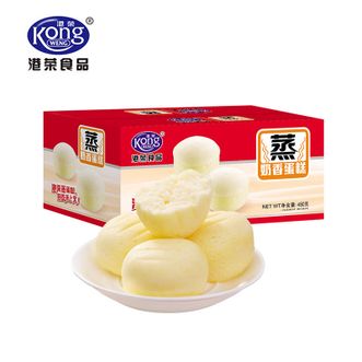 港荣  营养早餐糕点 奶香蒸蛋糕480g