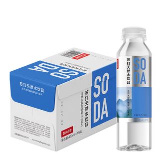 农夫山泉  苏打天然水饮品苏打水410ml*15瓶整箱装