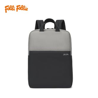 Folli Follie  商务休闲双肩包 时尚轻便旅行包 简约修身  FF-D001A  灰色