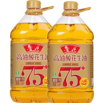 鲁花 高油酸花生油3.06L*2 食用油 鲁花 高油酸花生油3.06L*2 食用油