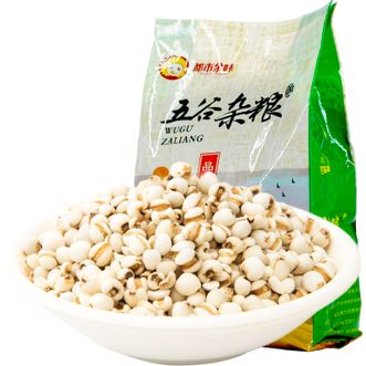 都市余味 薏仁米袋装1kg 五谷杂粮 煮粥代餐粗粮