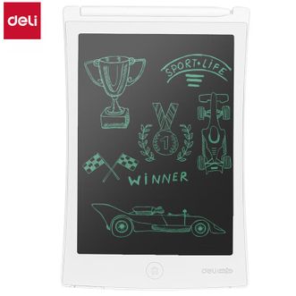 得力/Deli  液晶手写板-10英寸单色笔迹 电子画板涂鸦手绘板写字板YZ301生日礼物