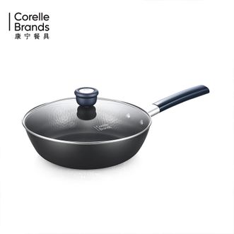 VISIONS  零涂层锻打煎炒锅家用精铁物理不沾炒菜锅28cm   CB-JSG03-SL/KZ