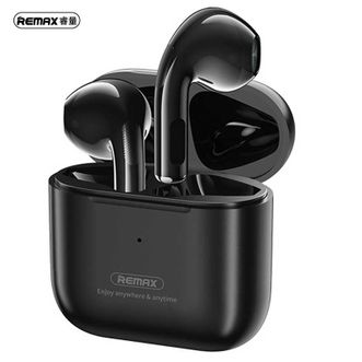 REMAX睿量无线蓝牙耳机tws半入耳式迷你超长续航适用oppo华为苹果【黑色】
