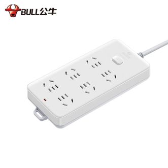 公牛（BULL）  GN-109K 6位总控全长5米 插排