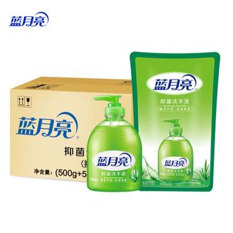 蓝月亮  芦荟洗手液瓶500g*6+芦荟洗手液袋500g*6 整箱装抑菌洗手液 瓶装袋装补充装 清洁双手护手 抑菌率99.99%