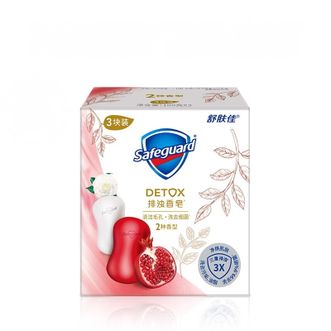 舒肤佳排浊香皂(红石榴2+山茶花*1)100g*3块（新老包装随机发货）