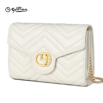 金利来/Goldlion  单肩包休闲时尚通勤小方包链条斜挎包