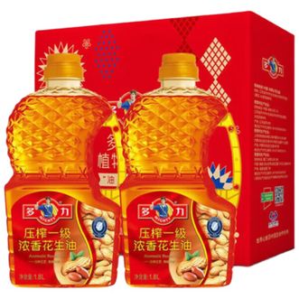 多力/Mighty  浓香花生油1.8L*2礼盒装