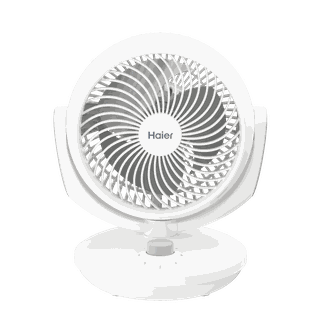 海尔（Haier）  电风扇家用轻音大风力直流电机 单旋钮控制桌面循环扇机械HFX-J20