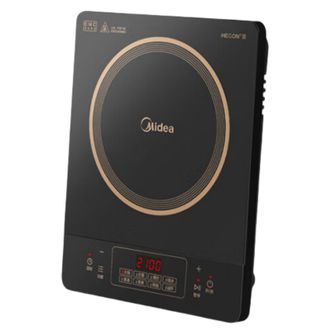 美的/Midea  电磁炉家用 火锅炒菜一体全套大功率电池炉猛火电磁炉 微晶面板 8大功能设计