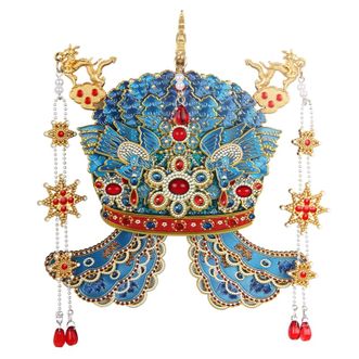 故宫文具  金龙凤冠多功能玩具磁贴  博物馆点翠嵌珠石冰箱贴 故宫文创经典