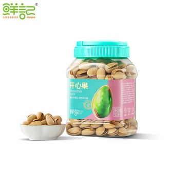 鲜记/xianjee  开心果328g/罐 每日坚果炒货 休闲零食年货食品 休闲坚果 孕妇办公室小吃零食