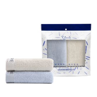 金号  云锦系列纯棉毛巾双条袋装HY1216-2