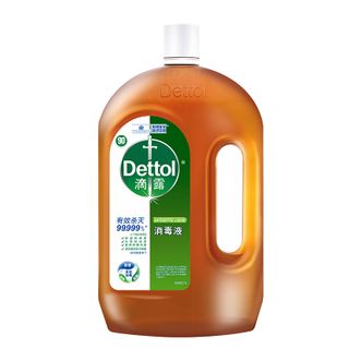 滴露/Dettol  消毒液1.8L*1瓶 衣物混洗杀菌除螨 非84酒精