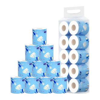心相印  卷纸10卷100g4层小熊系列四层有芯卷纸4层*100g*10粒