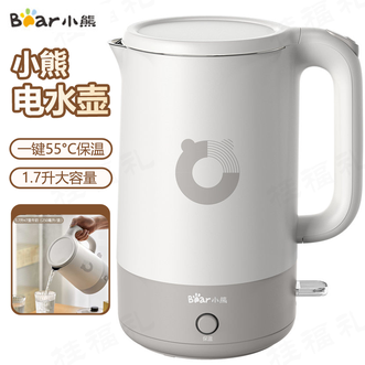 小熊/Bear  电水壶 畅饮四季滋润一键保温大容量电水壶电热水壶