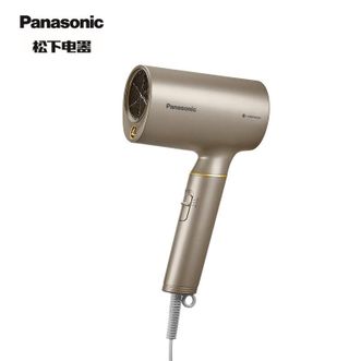松下/Panasonic  家用电吹风机水离子纳诺怡大功率速干恒温护发EH-PNA34N405香槟金