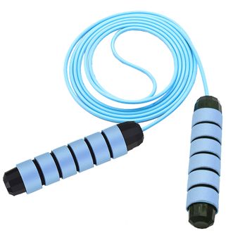 趣游帮  燃脂瘦身轴承可调节钢丝跳绳  防滑吸汗海绵握柄运动跳绳
