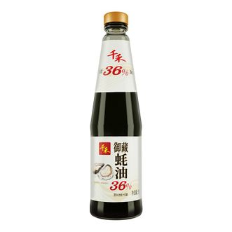 千禾 蚝油 鲜蚝熬制 零添加御藏蚝油36% 510g