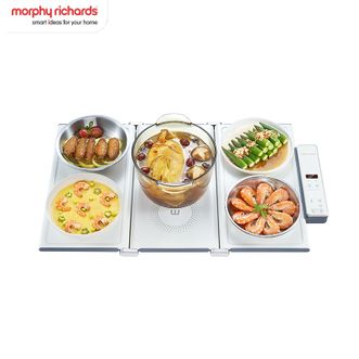 摩飞 /Morphy Richards  加热桌垫菜板折叠暖菜板三折叠暖菜板饭菜保温板热菜板独立电陶炉暖餐加烹煮 7档火力暖菜加热板
