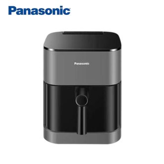 松下/Panasonic  空气炸锅5L大容量HC500无油多功能家用透明可视低脂空气电炸锅全自动智能烤箱 NF-HC500-S闪光银 5L