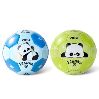 得力（deli）  安格耐特系列熊猫3号PVC儿童足球 XM334（单个装/颜色随机）