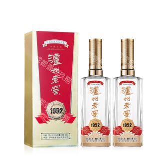 泸州老窖  1952 浓香型国窖白酒 52度  双瓶装 时代经典 致敬开创