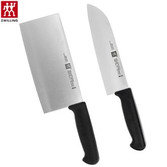 双立人  enjoy刀具两件套 家用中片刀多用刀 厨房刀具套装菜刀切片刀水果刀