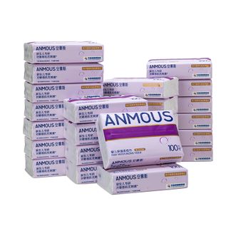 安慕斯（Anmous）  玻尿酸云柔乳霜纸100抽*24包 AMS-BNSBS100-24