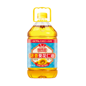 鲁花  葵花籽油 食用油浓香葵花仁油压榨一级5L