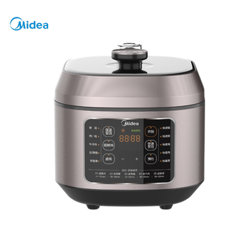 美的/Midea  电压力锅5L大容量 家用双胆智能高压锅多功能开盖煮智能预约精钢厚釜电压力锅