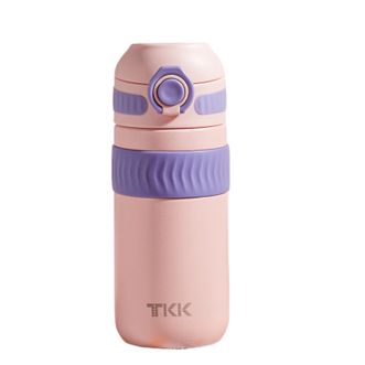 TKK  克洛伊保温杯办公室泡茶杯316不锈钢直身水杯  耦荷粉450ml TKK2006