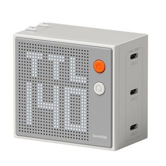 闪极/SHARGE  S2 点阵屏充电器140W氮化镓 type-c三口100W兼容40W插头