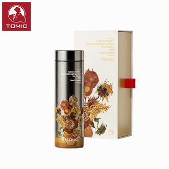 特美刻（TOMIC）  保温杯纯钛抗菌水杯梵高联名 本色梵高向日葵