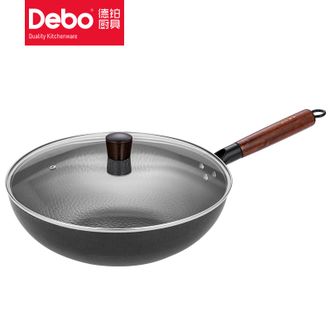 Debo  梅里萨炒锅无涂层32cm带玻璃盖