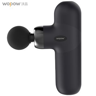 沃品（WOPOW）  筋膜枪mini颈膜枪颈椎按摩器 运动肌肉捶打器深度放松器颈肩腰腿全身按摩高频震动电动冲击按摩仪经膜仪肌膜枪全身按摩枪FG03黑色