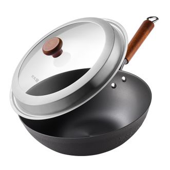 炊大皇（COOKER KING）  古法非遗轻铸铁炒锅平底家用炒菜锅30cmFY30CG