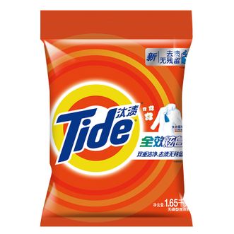 汰渍全效炫白洗衣粉1.65kg(袋)